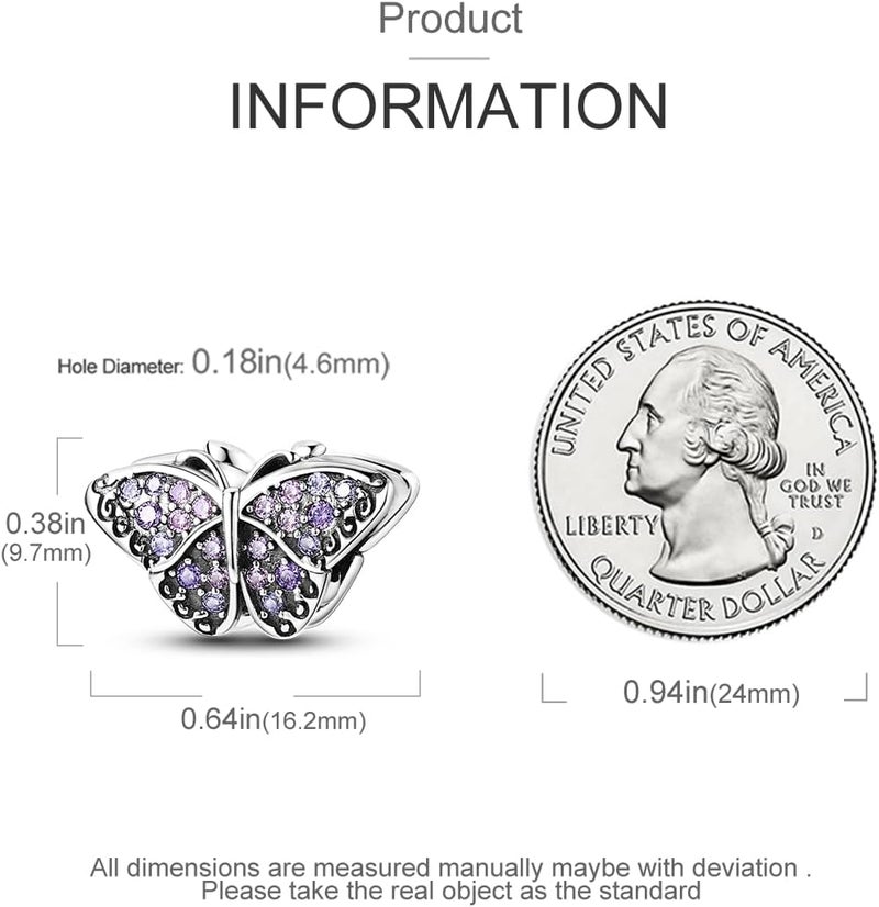 Hapour Store 925 Sterling Silver Charms for Bracelets Necklace European Jewelry Pendant Beads Charm for Women Mom - Image 4